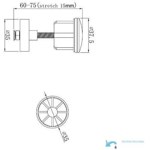 EYN Čep za umivalnik C1102 Slike