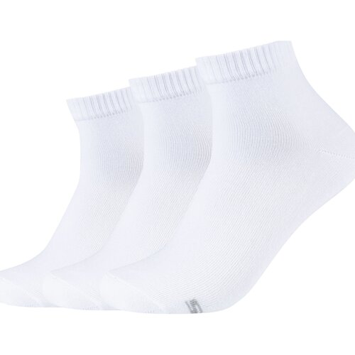 Skechers Nogavice 3PPK Basic Quarter Socks Bela Slike