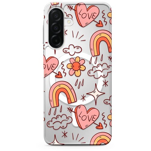  maska silikonska print magsafe za samsung A266B galaxy A26 5G/ love Slike