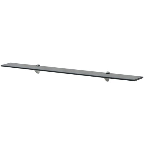  Zidne police 2 kom staklene 100 x 10 cm 8 mm Slike