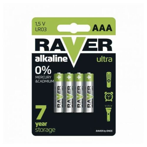Raver alkalne baterije LR03/4 baterija Slike