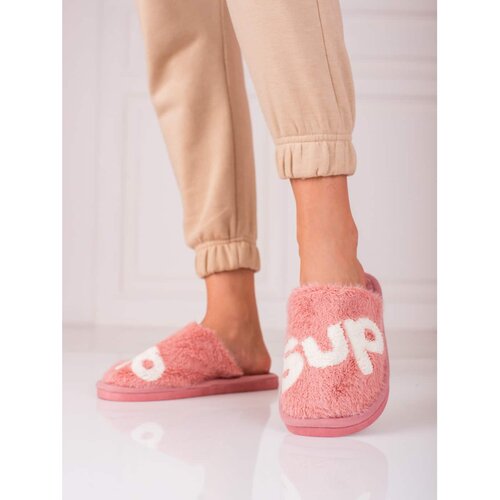 SHELOVET Women's slippers warm pink Cene