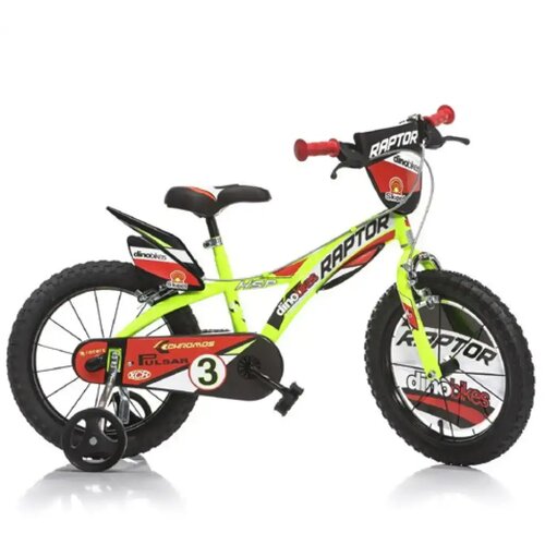 Dino Bikes Raptor zeleni dječji bicikl veličine 16 - bicikl Cijene