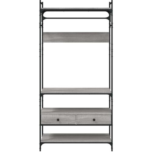  Ormar s ladicama sivi hrast 89x39x184 5 cm konstruirano drvo Slike