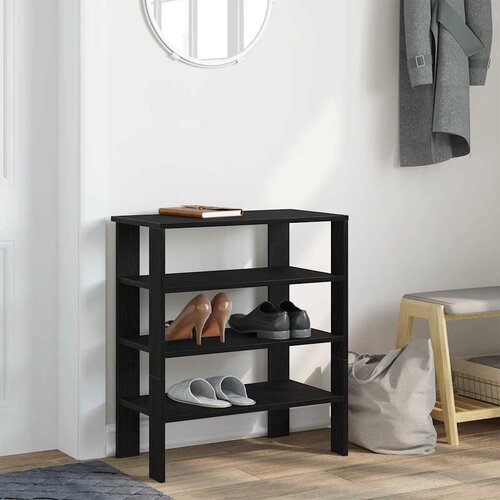  Stalak za cipele crni 61x32x70 cm od konstruiranog drva Cene