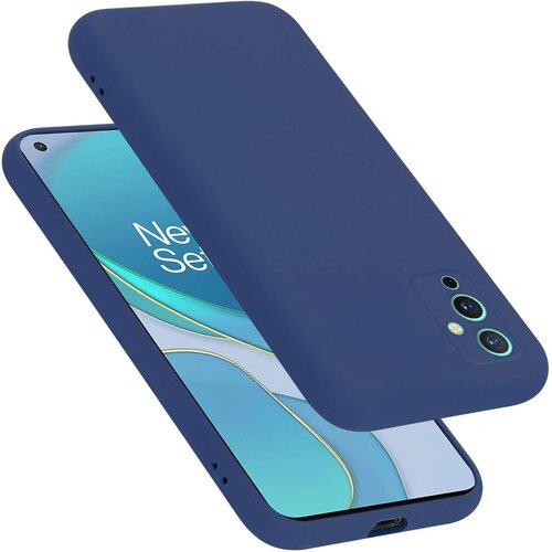 Cadorabo Ohi&scaron;je je združljivo z OnePlus 9 in tekoča modra - Za&scaron;čitni ovitek iz prožnega silikona TPU, (20860569) Cene