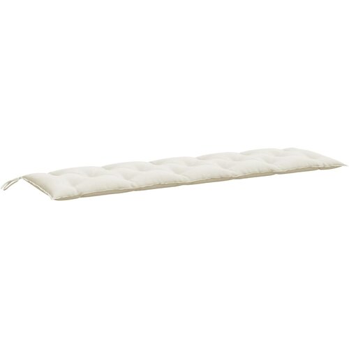  Jastuci za vrtnu klupu 2 kom pro&amp;scaron;arano krem 180x50x7 cm tkanina Slike