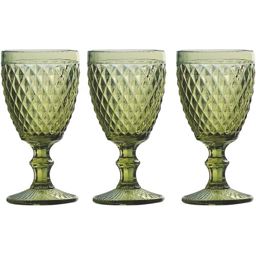 Tognana Set od 3 pehara Diamond, 30 cl, Zeleni Slike