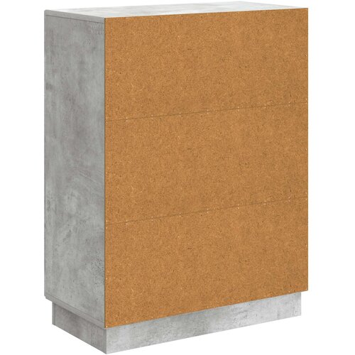  Kreveta Betonska siva 66 x 34,5 x 87 cm Konstruirano drvo Slike