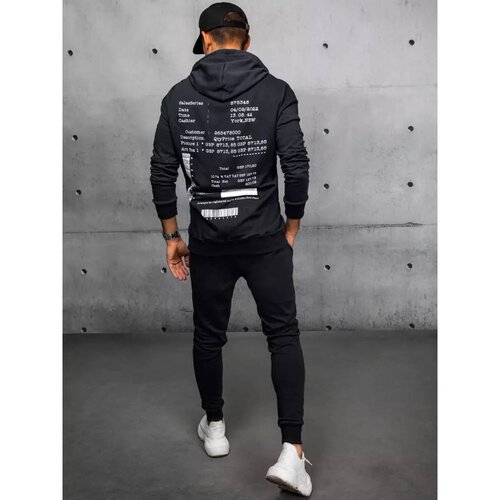 DStreet Black men's tracksuit Cene