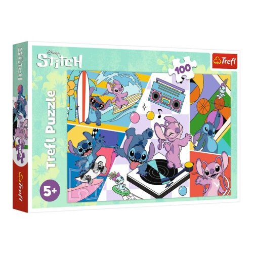 Tref line puzzle lilo i stitch 100 ( T64732 ) Slike