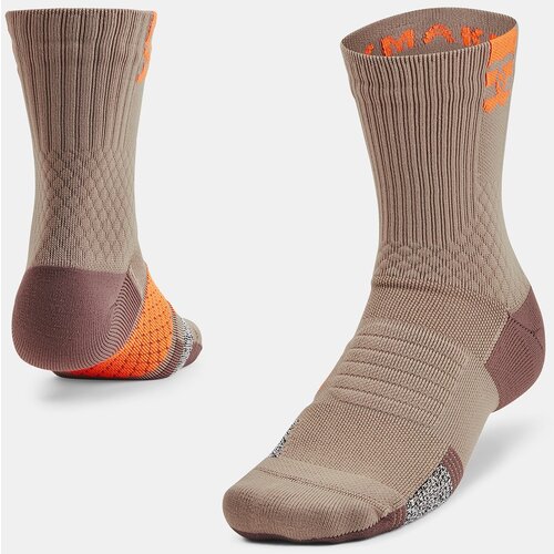 Under Armour Socks UA AD Playmaker 1pk Mid-BRN - Unisex Slike