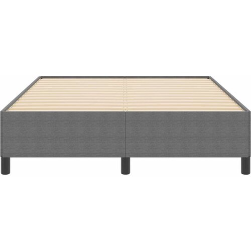  Krevet s opruga kutije Svjetlosiva 160 x 200 cm Kordura tekstil Slike
