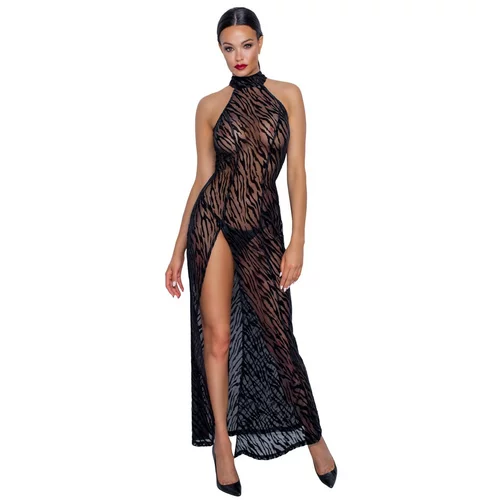Noir Handmade Dress Delicate Tiger Design 2717930 L