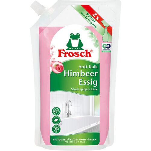 Frosch Sredstvo protiv kamenca - Ocat od maline - Vrećica za ponovno punjenje Slike