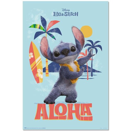 Disney Stitch Poster Stitch Aloha, 91,5 x 61 cm Slike