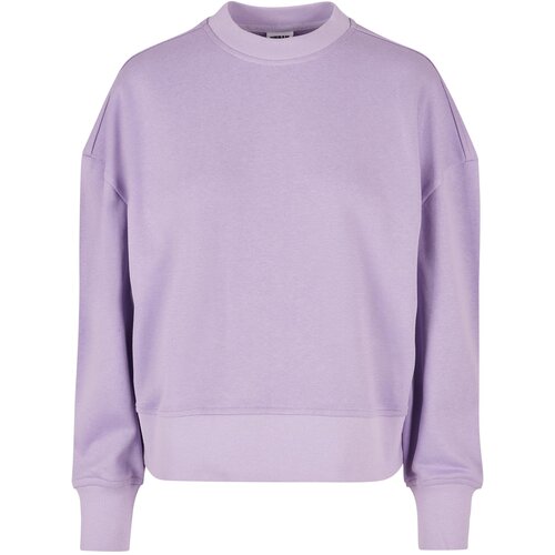 UC Curvy Ladies Oversized Terry Crewneck lilac Slike