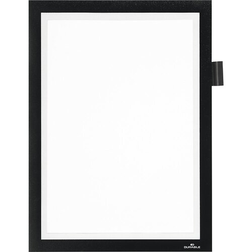 Durable Informacijski okvir DURAFRAME® MAGNETIC NOTE A4, za neposredno pisanje, magnetna izvedba, DE 5 kosov, črn okvir Cene