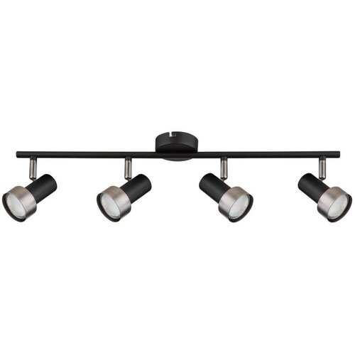 Rabalux Spot rasveta Konrad GU10 4x MAX 50W mat crno (73014) Slike