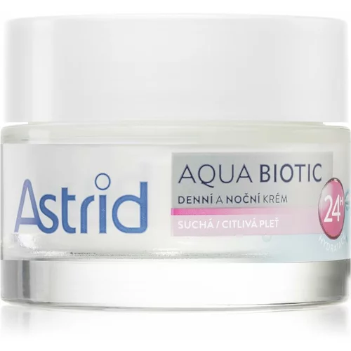 Astrid Aqua Biotic dnevna i noćna krema za suho i osjetljivo lice 50 ml