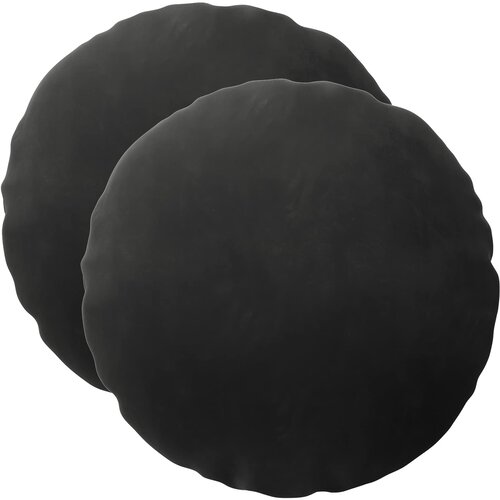  Presvlaka za jastuk 2 pcs HEERLEN Crna Ø 50 cm Baršun Cene