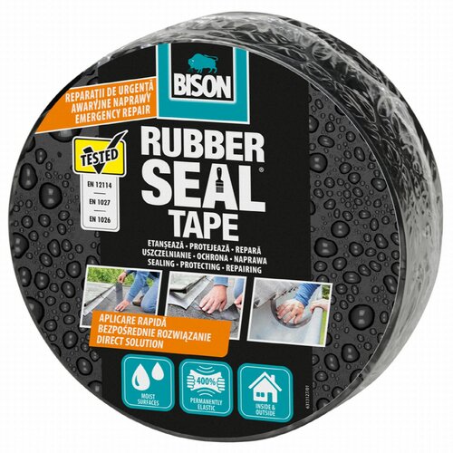 Bison rubber seal tape 7/5Cm*5M (gumena traka) 268811 Cene