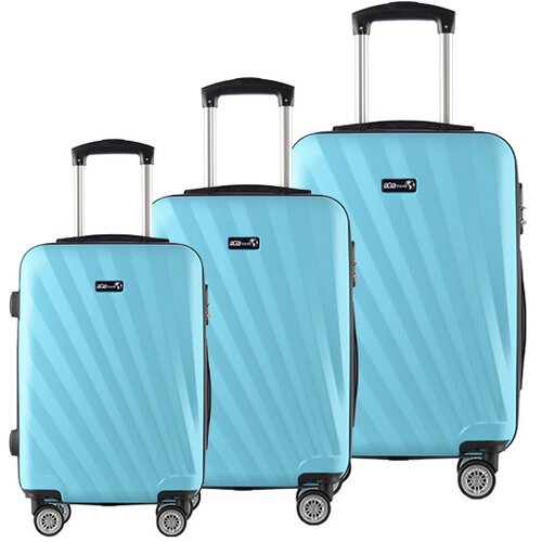  Set kofera Aga Travel MR4653-LightBlue - svijetlo plava Cijene