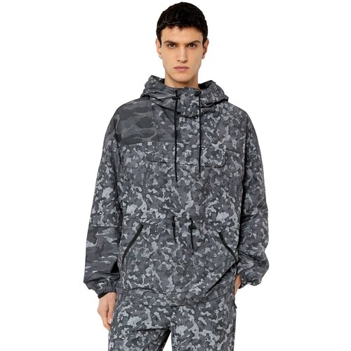 Diesel Jacket - AUWT-CALEB-HT07 JACKET grey Slike