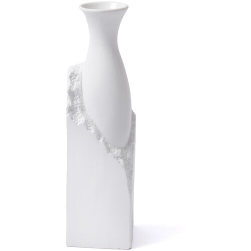 Hanah home vaza LCA0009, 10x10x35 cm, Bela Slike