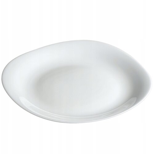 KADAX krožnik za večerjo 28 cm, beli stekleni plo&scaron;čati kvadratni veliki krožniki, (5000355380) Cene