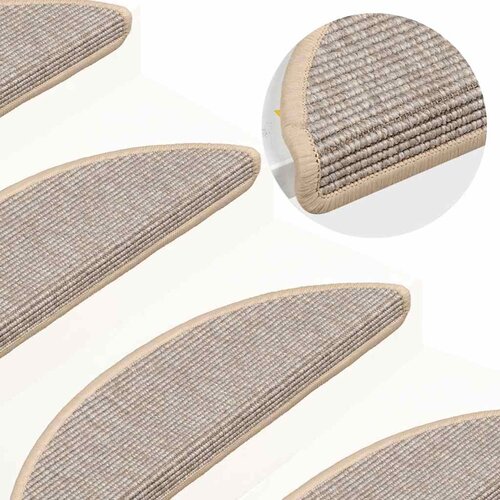  Prostirke za stepenice 15 kom 56x17x3 cm srebrne poluokrugle Cijene