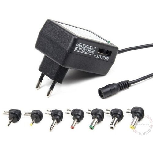 Gembird Universal AC-DC adapter, 24 W Slike
