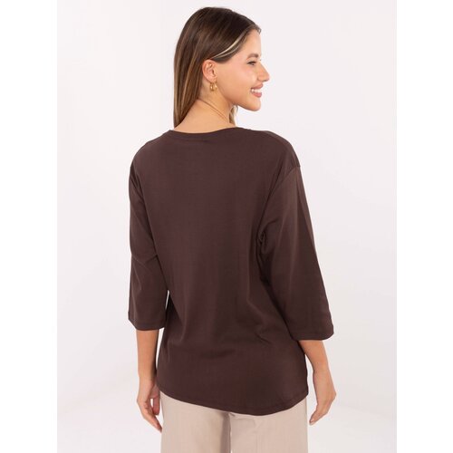 RELEVANCE Blouse-RV-BZ-A804.05P-dark brown Slike