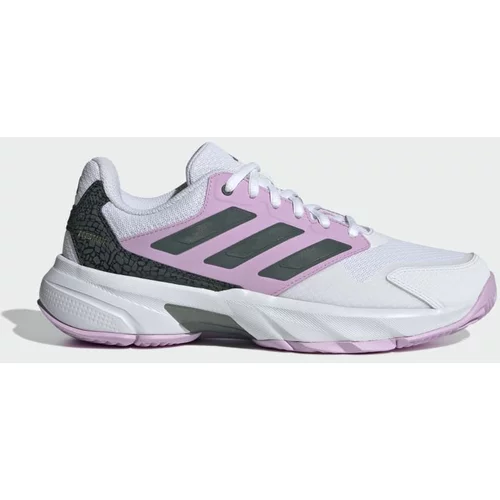 Adidas Sportske cipele 'CourtJam Control 3' ljubičasta / crna / bijela