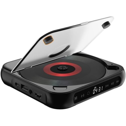 Venisymlis Prenosni CD predvajalnik - Bluetooth Walkman z zvočnikom (črn), (22105270) Cene