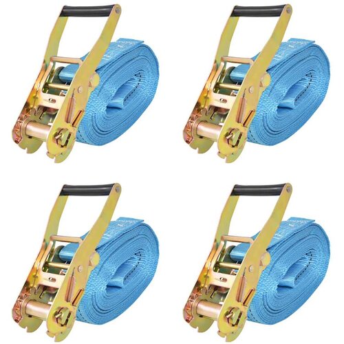  Trake za Vezanje Tereta 4 kom 4 Tone 8mx50mm Plave Cene