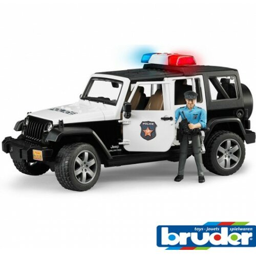 Bruder autić jeep wrangler unlimited rubicon police car Cene