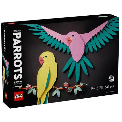Lego ART zbirka živali – papigi makao 31211