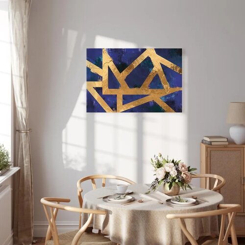  Slika - Golden Geometry (1 Part) Wide 90x60 Cijene