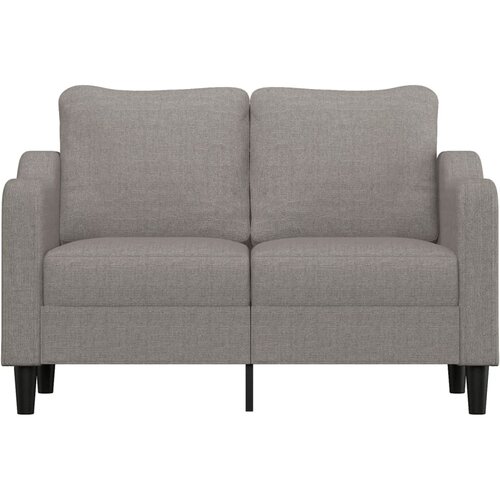  Dvosjed od tkanine smeđesivi 120 cm Tupe Slike