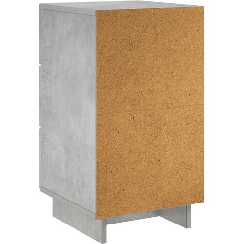  Noćni ormar Betonska siva 33,5 x 34,5 x 60 cm Konstruirano drvo Slike