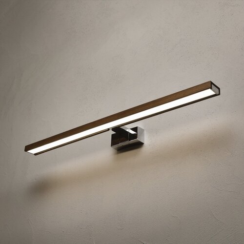  Brilagi-LED Kupaonsko osvetljenje za ogledalo WOODY MIRROR 3v1 LED/15W/230V IP44 hrom/hrast orah Slike