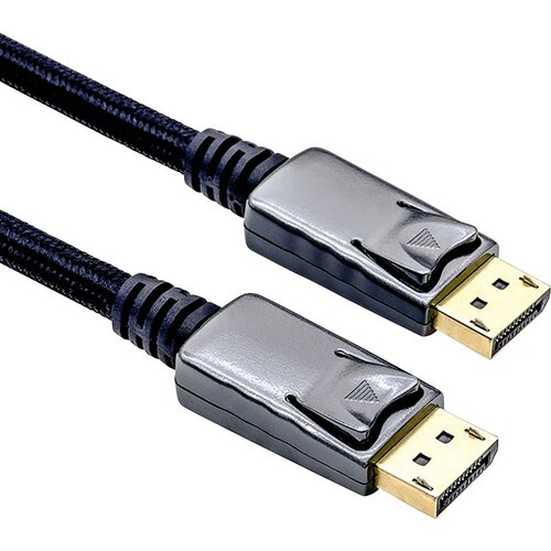Roline DisplayPort priključni kabel DisplayPort vtič\, DisplayPort vtič 1.50 m črna 11.04.5886 za&scaron;čiten DisplayPort kabel, (20421285) Cene