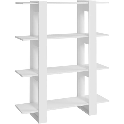 Maison Chic Knjižna omara - Knjižni regal bela 100x30x123,5 cm, (21723079) Cene