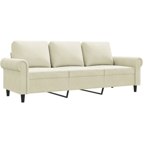Maison Chic kavč - Sofa - Kanape krem 180 cm žamet, (21726576) Cene