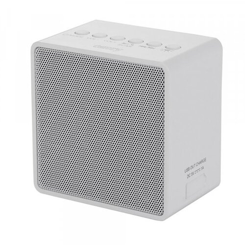 Camry CR 1165 Multifunctional Radio with Built-in Battery, USB Charger, Small Bluetooth Speaker with Removable Plug, Radio FM, LED Lamp, Portable, White Slike