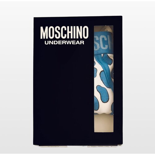 Moschino slip gaće sa dezenom, svetloplavi Slike