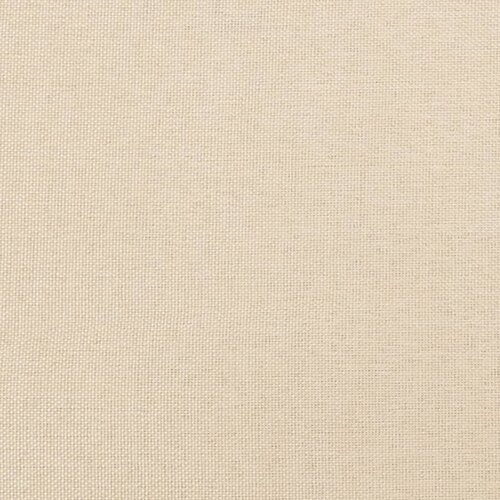  s oprugama i madracem krem 90 x 190 cm od tkanine Slike