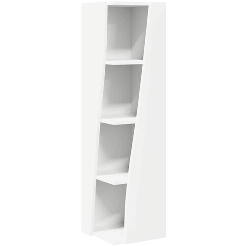 vidaXL Kotna omarica Bela 27,5x27x102cm Konstruiran les, (5000113071) Cene