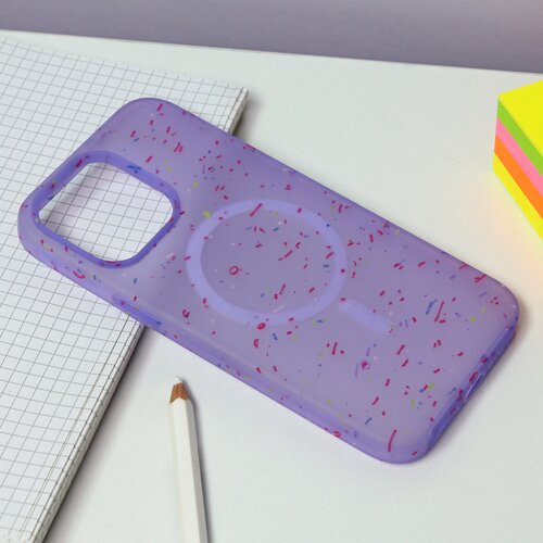  Torbica Colorful Magsafe za iPhone 14 Pro Max 6.7 ljubičasta Cene